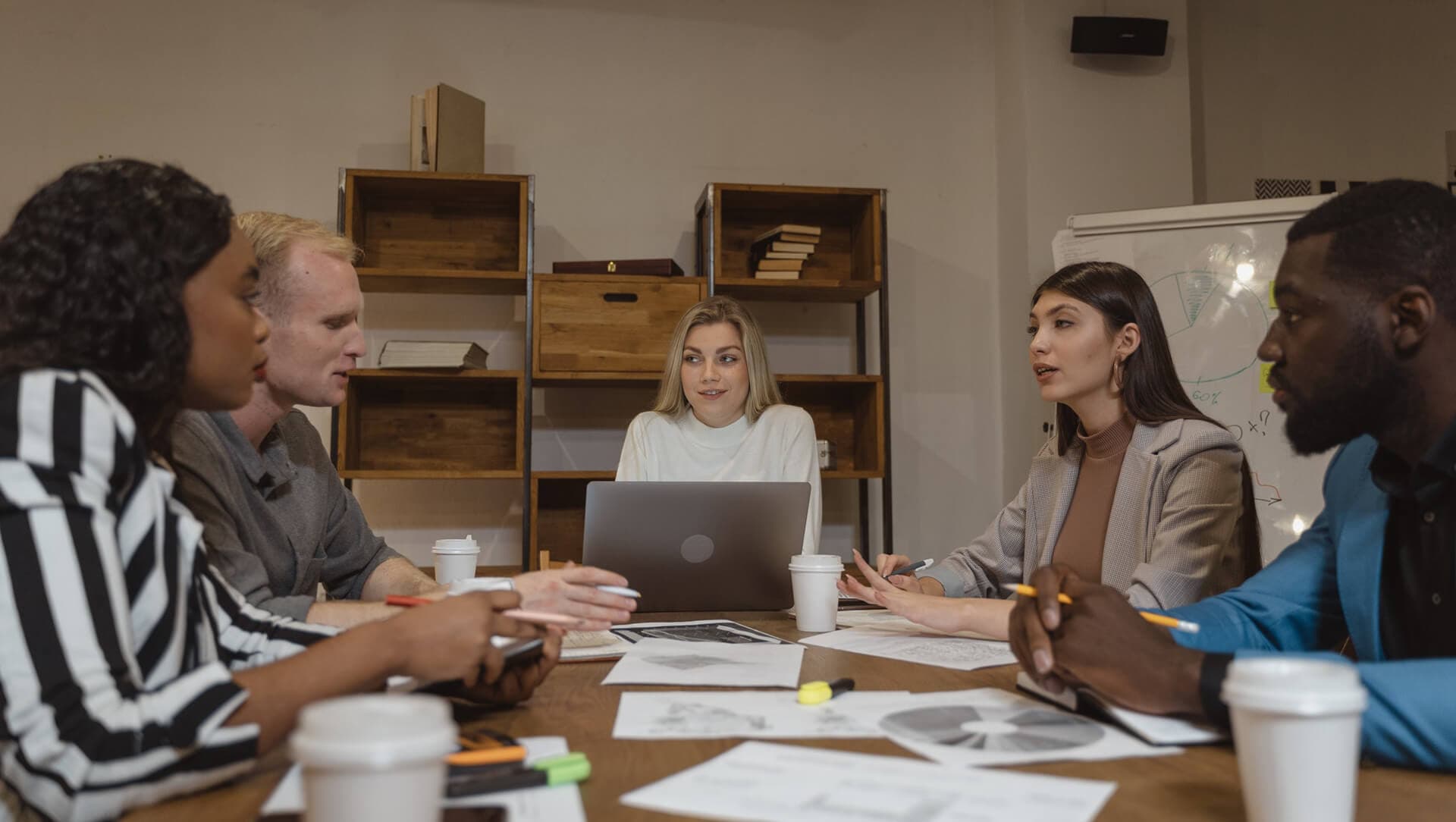 DSIG team collaborating in conference room